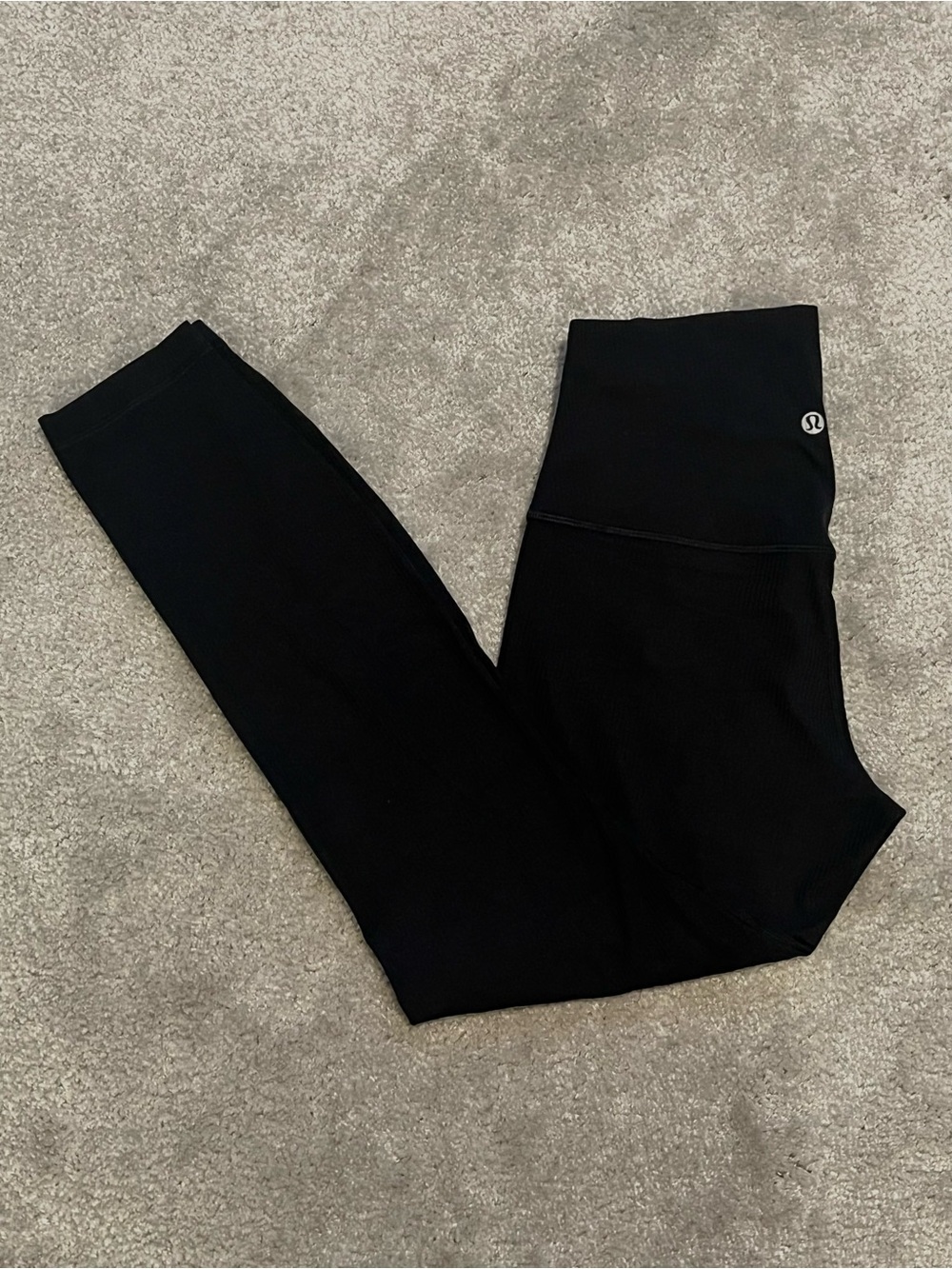 Lululemon Align Ribbed High Rise 25” Black Size 6